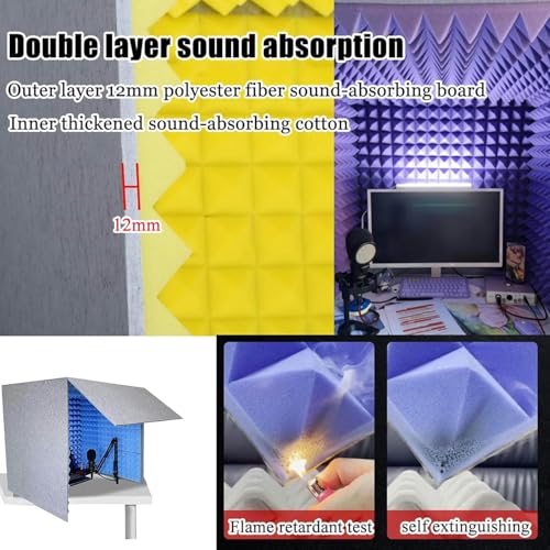 Professional sound shield pliable avec mousse isolante haute densité
