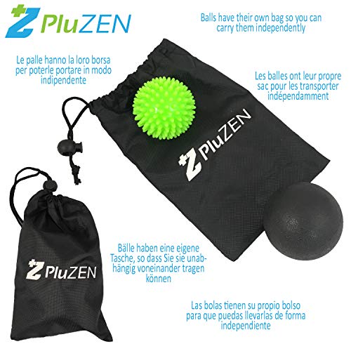 Fascia gereedschapsset voor zelfmassage | Fascia roller van 45 cm (schuimroller), massagestick met 7 rollen, fascia bal… - Image 5