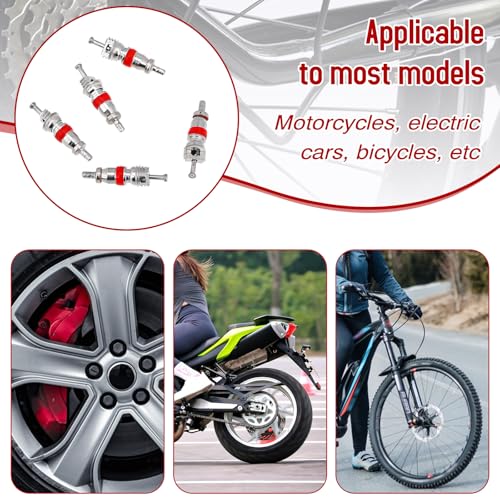 Image of 200pcs Valve Stem Cores Replacement Kit, Tire Valve Stems Standard Valve Core Universal Tire Valve Core Kit, Premium Tyre Tire Valve Cores for Most Models of Cars, Trucks, Motorcycles and Bicycles