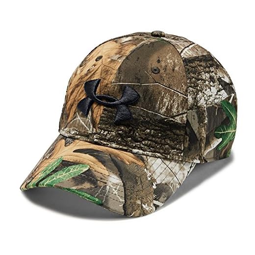 Under Armour Men's Camo STR Hat , Realtree Edge (991)/Black , Realtree Edge (991)/Black