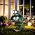 Juliahestia Garden Decor Outdoor Statue Yard Frog Solar Figurines Patio Art Home Outside Decorations Lawn Ornaments Gardening Gifts Ideas for Mom Mother Grandma Women Wife Sister