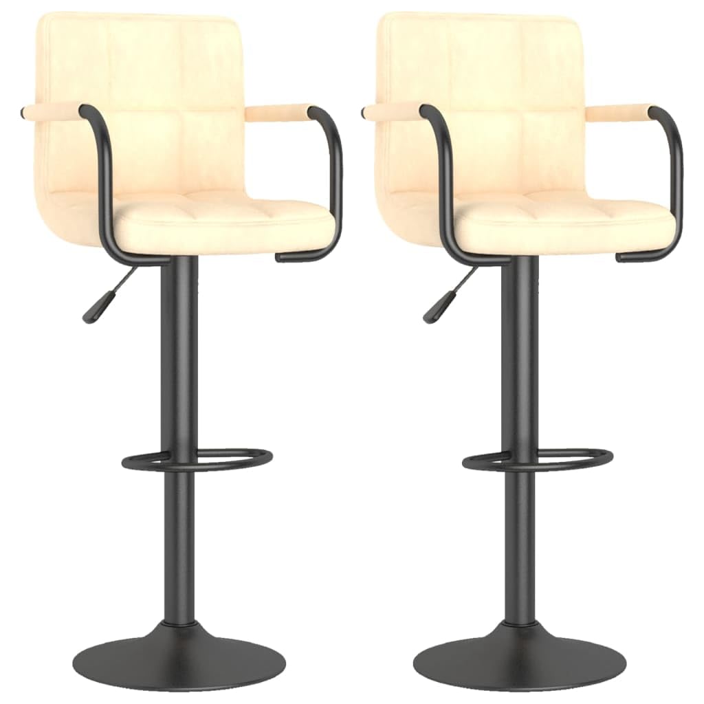 Tabourets de bar rotatifs en velours résolvant le mal de dos