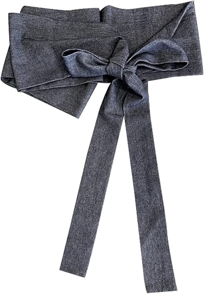 Amazon | デニム 帯 denim ひらひら リボン帯 全3色 denim カジュアル 