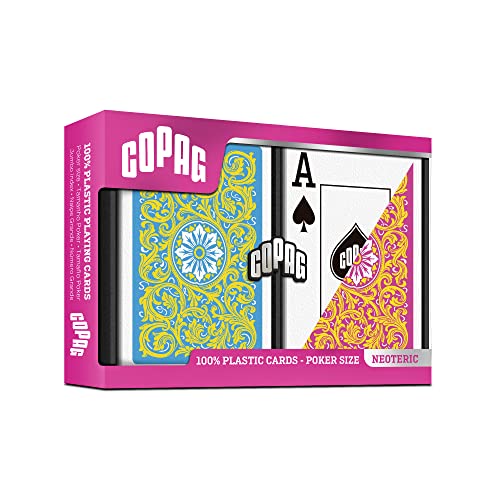 See full amazon price history chart for Copag Neoteric, Plastic Playing Cards, Poker Size, Jumbo Index, Pink, Double Deck Set Copag Neoteric, Plastic Playing Cards, Poker Size, Jumbo Index, Pink, Double Deck Set (B09HZ1HTZC) Amazon Price History, Amazon Price Tracker
