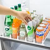 GlintFy Drink Organizer for Fridge,Soda Can Dispenser for Refrigerator,Upgraded 5 Row Fridge Drink Organize,Drink Pusher for Fridge,Automatic Refrigerator Drink Organize for Fridge Holds up to 25 Cans