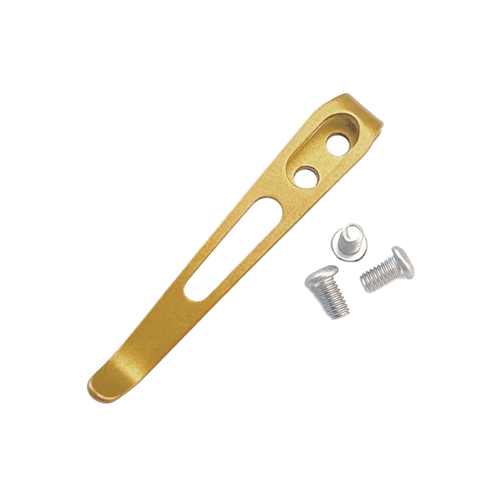 RGYBAO Durability Cutter Pocket Clip Replacement Hardware Back Clamp for Tool Restoration and Modifications Tool Belt Clip Attachment