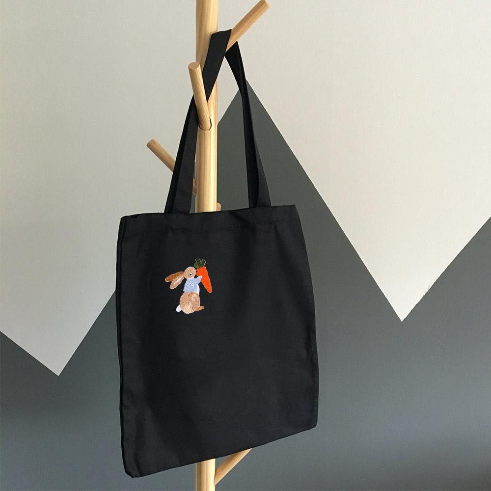 Pokinge 3 parches bordados con forma de conejo, pequeños parches de pegamento para ropa de niños, bolsa, sombrero, 3 unidades