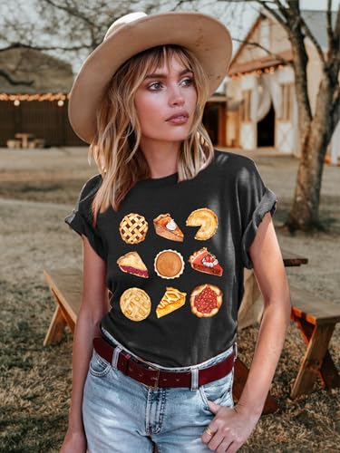 Image of Thanksgiving Shirts Women Turkey Gravy Beans and Rolls Tshirts Funny Turkey Graphic T-Shirt Family Thanksgiving Tops