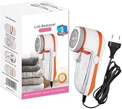 Lint Remover with Powerful 3-Blade Stainless Steel Cutter Head | Corded Fuzz Shaver for Clothes, Sweaters, Blankets, Sofas & Furniture
