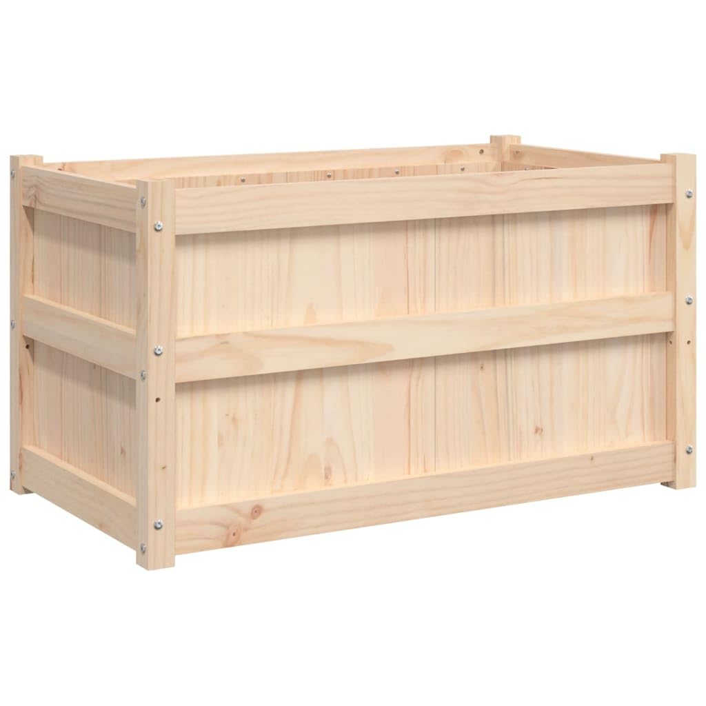 vidaXL Jardinière d'extérieur 90x50x50 cm Bois de pin Massif