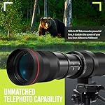 High-Power 420-1600mm f/8.3 Manual Telephoto Zoom Lens for Canon EOS R, EOS R3, EOS R5, EOS R6, EOS R6 II, EOS R7, EOS R8, EOS R10, EOS R50, EOS R100, EOS RP Mirrorless Cameras - Image 3