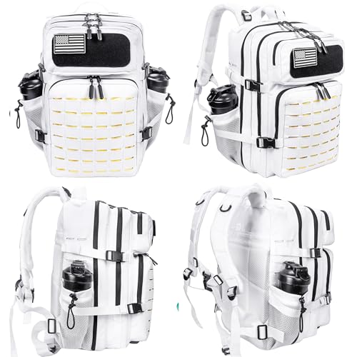 Image of LHI Tactical Military Backpack for Men 25L /45L Large Molle Army Assault Pack 3 Day Hiking Rucksack With Bottle Holder