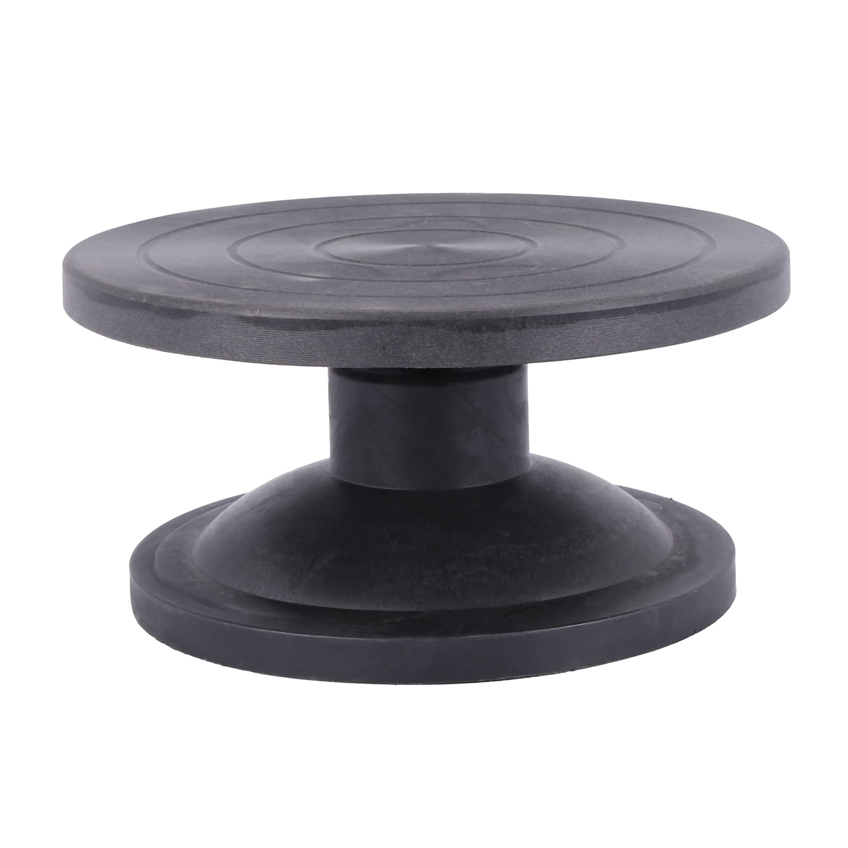 Giratorio Escultura de Arcilla Giratoria CeráMica de Modelado Tocadiscos MultifuncióN Placa Giratoria Mesa de Talla Rueda de CeráMica Negro