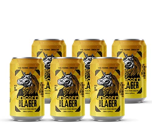 CERVEJA UNICORN PREMIUM LAGER CAIXA C/ 6 LATAS 350 ML