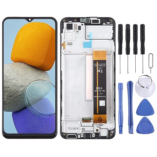 Lingland Cell Phone kit LCD Screen for Samsung Galaxy A14 SM-A145F Digitizer Full Assembly with Frame Screen Overall Assembly (Color : Color9)