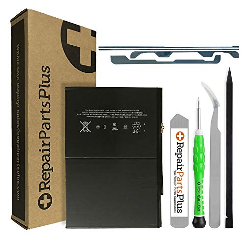 RepairPartsPlus for iPad 6 (6th Gen) Battery Premium Replacement Kit (9.7 2018, A1893 | A1954) with Repair Tools and 8827 mAh Li-ion Battery RepairPartsPlus for iPad 6 (6th Gen) Battery Premium Replacement Kit (9.7" 2018, A1893 | A1954) with Repair Tools and 8827 mAh Li-ion Battery