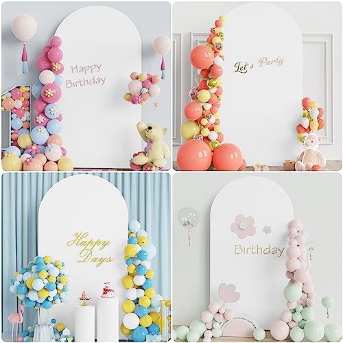 Soporte Arco Metálico 7.2ft con Cubierta Blanca para Decoración miniatura 6