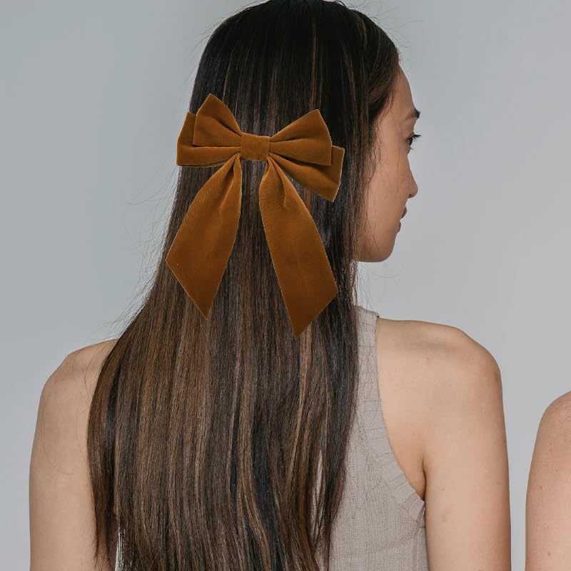 Pinzas para el cabello con lazo de terciopelo Kilener, paquete de 2 unidades miniatura 7