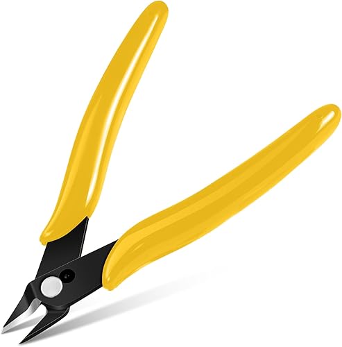 Vista 9 de Ainiv Juego de pinzas de precisión, juego de 11 piezas de pinzas antiestáticas ESD, juego de pinzas curvas de acero inoxidable no magnéticas