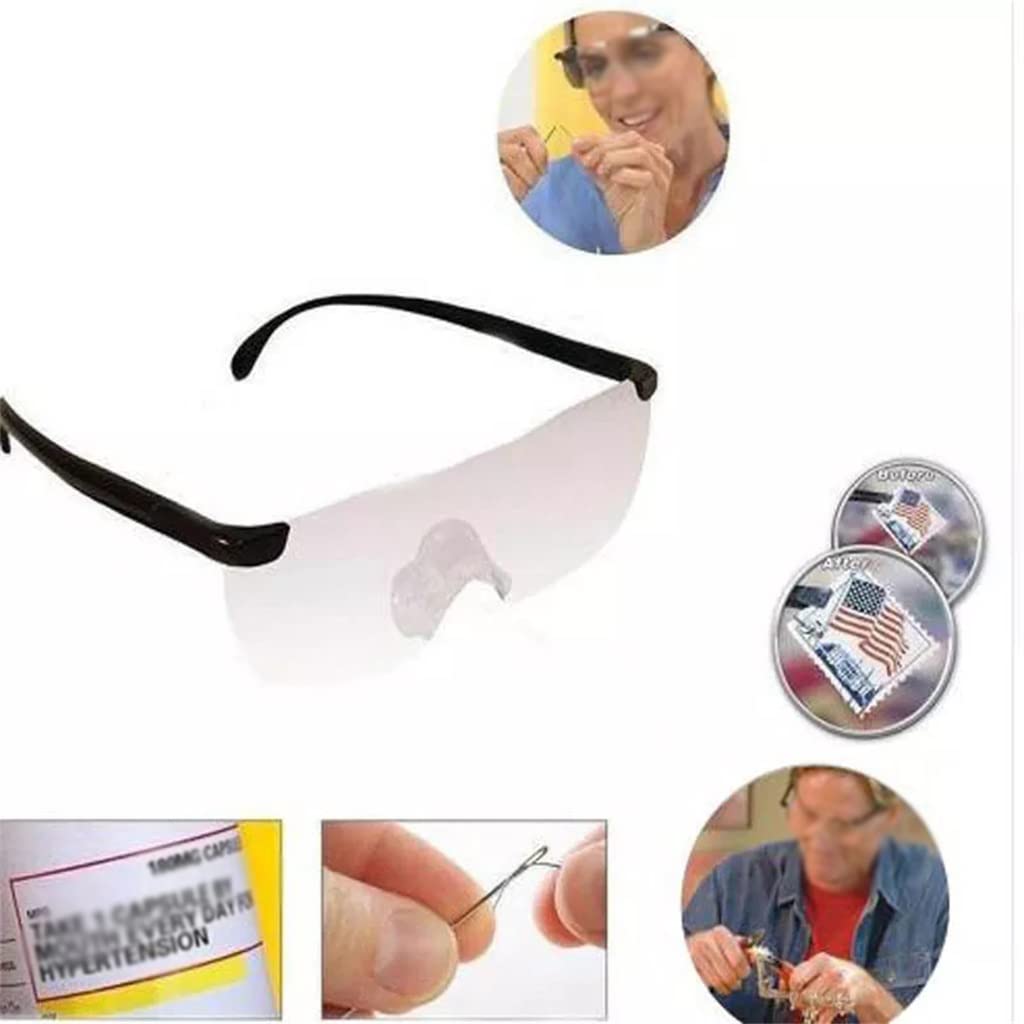 Lupe Presbyopie Lesebrille Faltbare tragbare Lupe Lesewartung Geeignet für ältere Menschen (Einheitsgröße B)