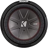 KICKER CompR8 8-Inch (20cm) Subwoofer, DVC, 2-Ohm, 300W