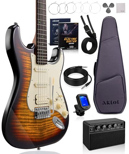 AKLOT Beginner Electric Guitar Kit