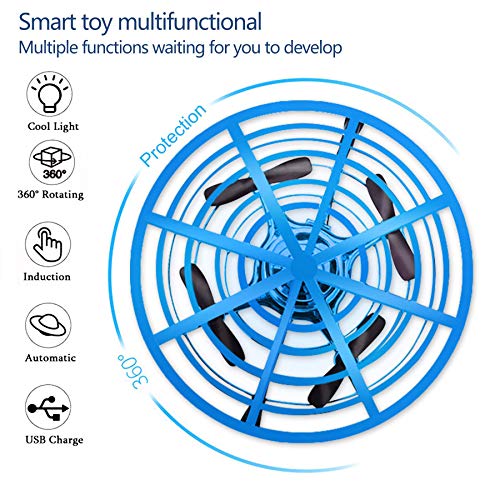 image for IOKUKI - Hand Operated Mini Drones for Kids & Adults with Shinning LED