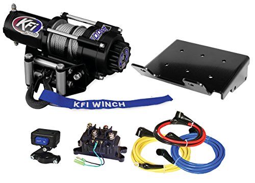 king quad sticker kit - KFI Combo Kit - A2500-R2 2500 lb Winch & 100680 Winch Mount - Compatible/Replacement for 2008-2021 Suzuki LTA400F & LTF400F King Quad 400