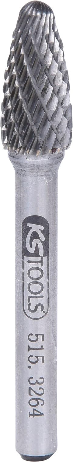 KS Tools 515.3264 HM Rundbogen-Frässtift Form F, 10mm