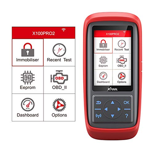 OBD2 Leser, OBD2 Auto-Schlüssel-Programmierer Diagnosewerkzeug mit EEPROM-Codeleser-Adapter, Auto-Universal-OBD2 Scanner