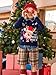 Boys Christmas Sweater Kids Crewneck Reindeer Santa Snowman Holiday Pullover Sweaters 5-14 Years