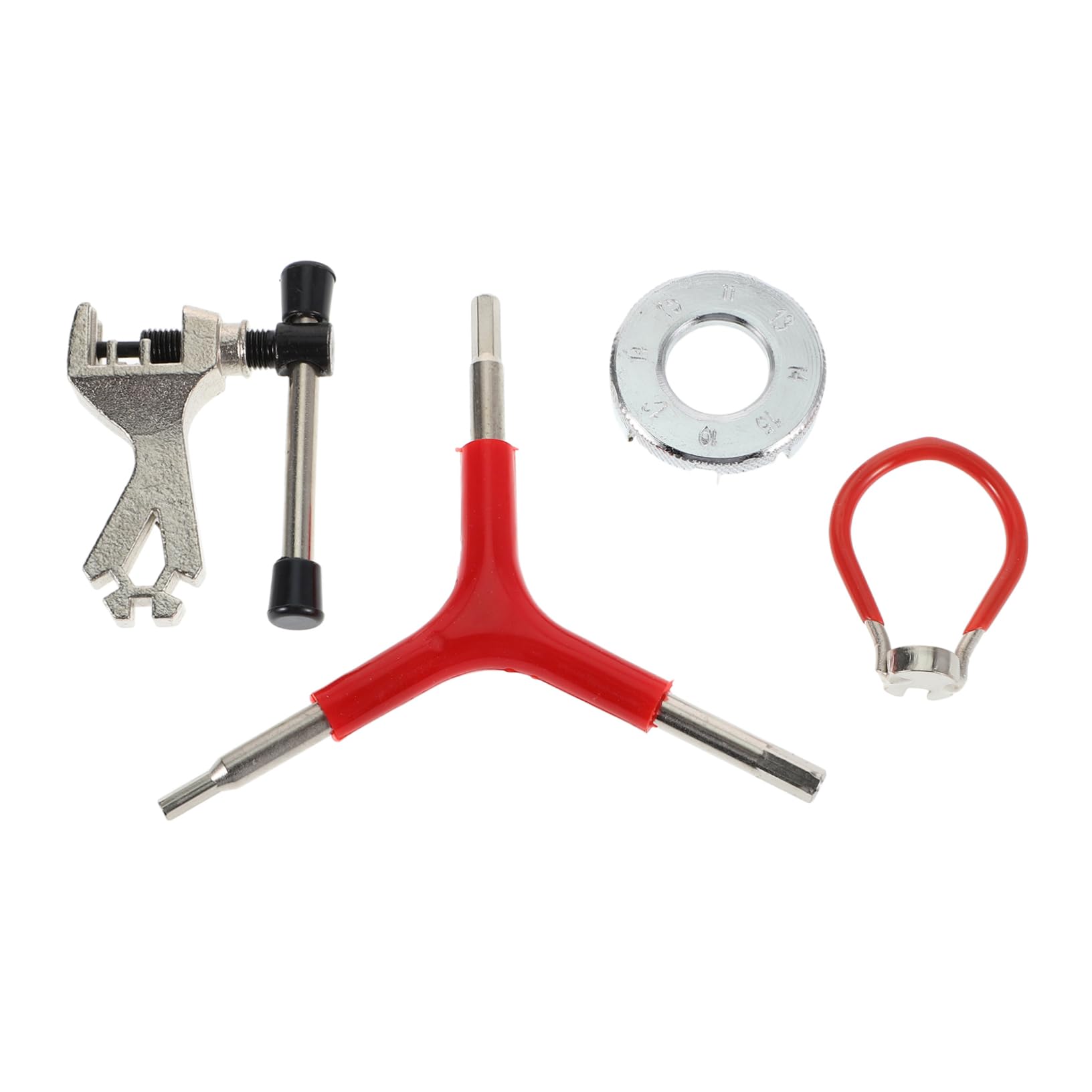 KOMBIUDA Mountain Bike Tool Kit 1 Set Bicycle Wrench Key and Tensioner for Easy Bike Maintenance