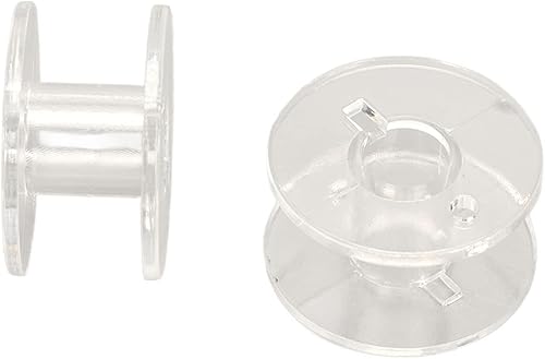 Miniatura 9 de 10 juegos de bobinas de coser transparentes de 36 compartimentos, bobinas de coser de plástico con caja de almacenamiento para coser manualidades,