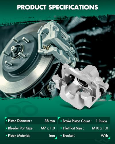 Image of SCITOO Rear Left & Right Brake Calipers With Bracket 19B3131 19B3130 Compatible For Lexus For ES350 2007-2012 For Toyota For Avalon 2008-2011 For Toyota For Camry 2007-2011
