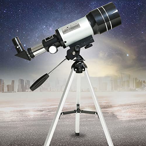 Telescopios para niños de 300/70mm: portátil y con trípode estable ajustable 2