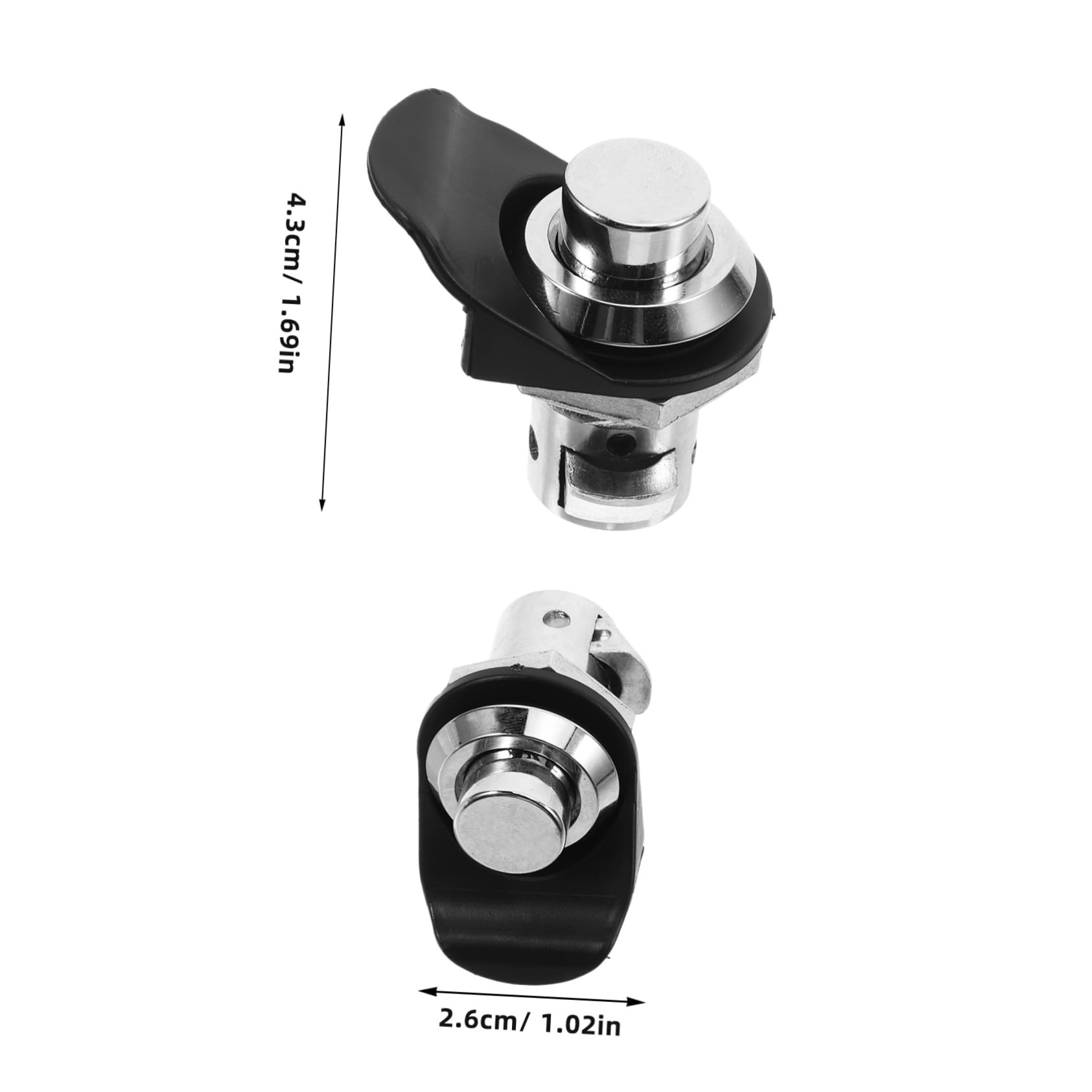 STOBAZA Electronic Box Push Locks Plastic Push-to-Close Latches Industrial Door Locks