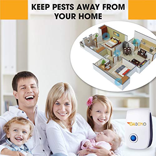 Shirt Luv Ultrasonic Pest Repeller (Pack Of 6) - Repellent Plug In For Indoor Mice Mosquitoes, Cockroaches, Spiders Rodent Home, Warehouse, Hotel, Office #TOP4