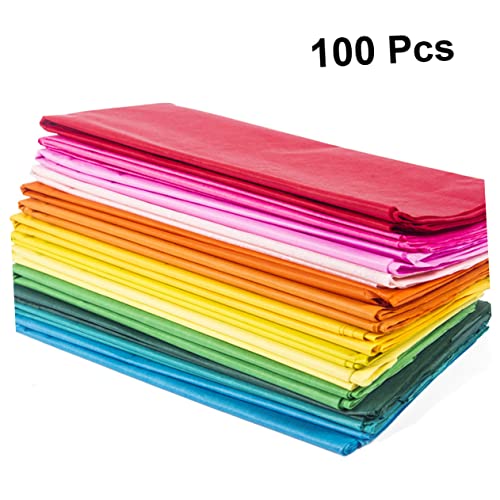 COHEALI 100 Pçs Papel De Papel Dobrado Origami Papel Krafts Papel De Origami Colorido Papel De Origa