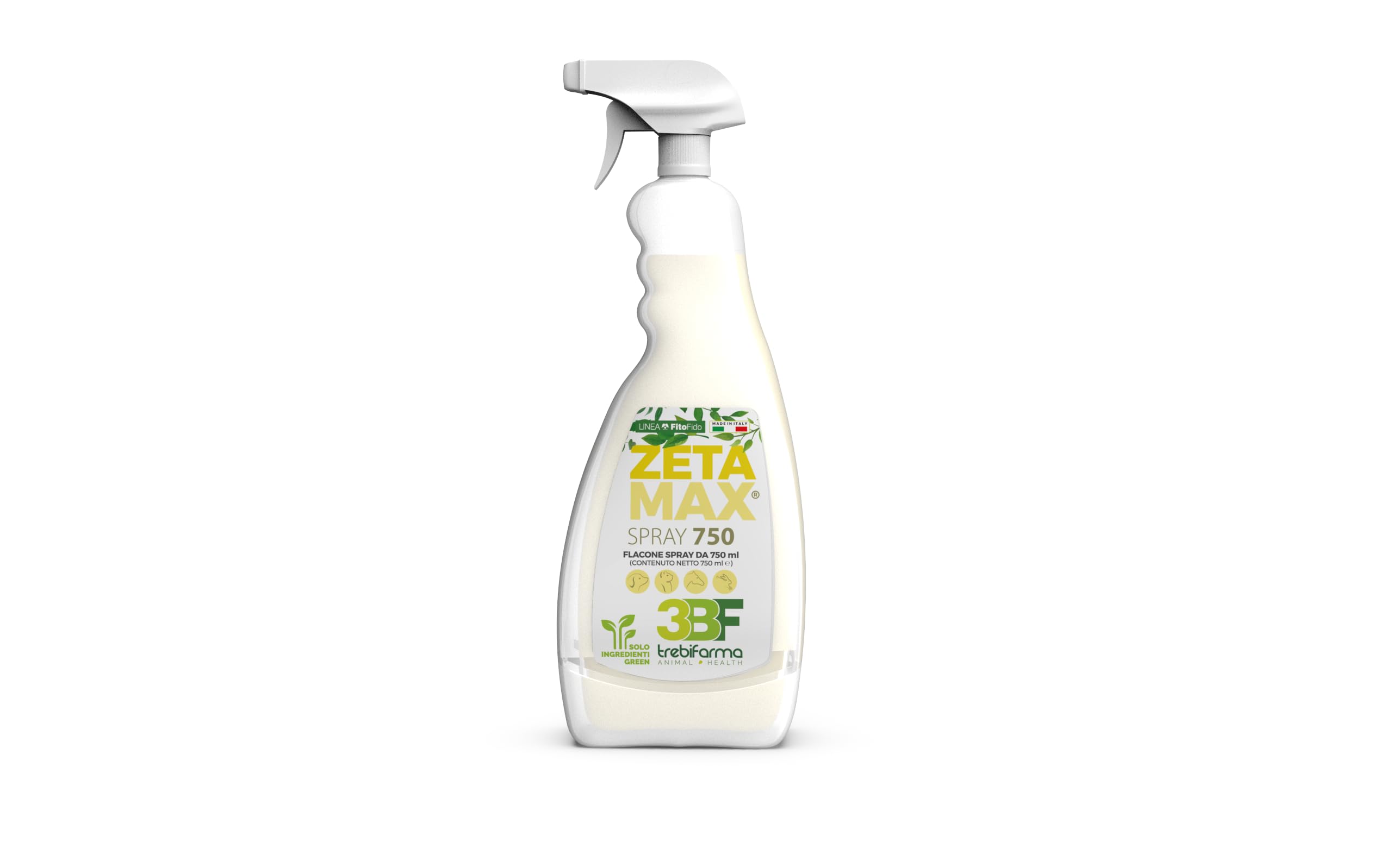 Zetamax- 3BF butelka z rozpylaczem do użytku zewnętrznego weterynaryjnego - owady zszywacze, 750 ml. Trebifarma