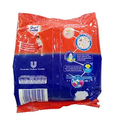 Image of Surf Excel Detergent Powder - Quick Wash, 500g Pouch