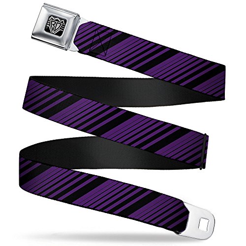 Cinturón de seguridad Buckle-Down morado infantil para evitar pantalones caídos