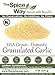 The Spice Way Granulated Garlic - Domestic, US Grown (8 oz) resealable bag