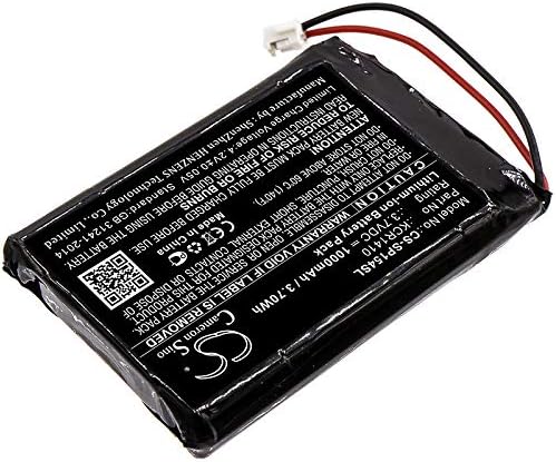 Replacement Battery Compatible with Sony CUH-ZCT2, CUH-ZCT2E, CUH-ZCT2J, CUH-ZCT2K, CUH-ZCT2M, CUH-ZCT2U 2016, Playstation 4, Playstation 4 Controller, Part Number: KCR1410 1000mAh/3.7V
