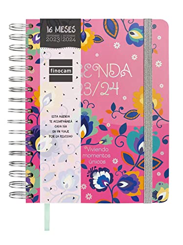 Finocam - Agenda 16 Meses Septiembre 2023-Diciembre 2024 Vitae 1/4-155X217 Semana Vista Horizontal Rosa Multilingüe En Oferta Finocam - Agenda Vitae 16 Meses 2023 2024 Semana Vista Horizontal Septiembre 2023 - Diciembre 2024 (16 Meses) Rosa Español
