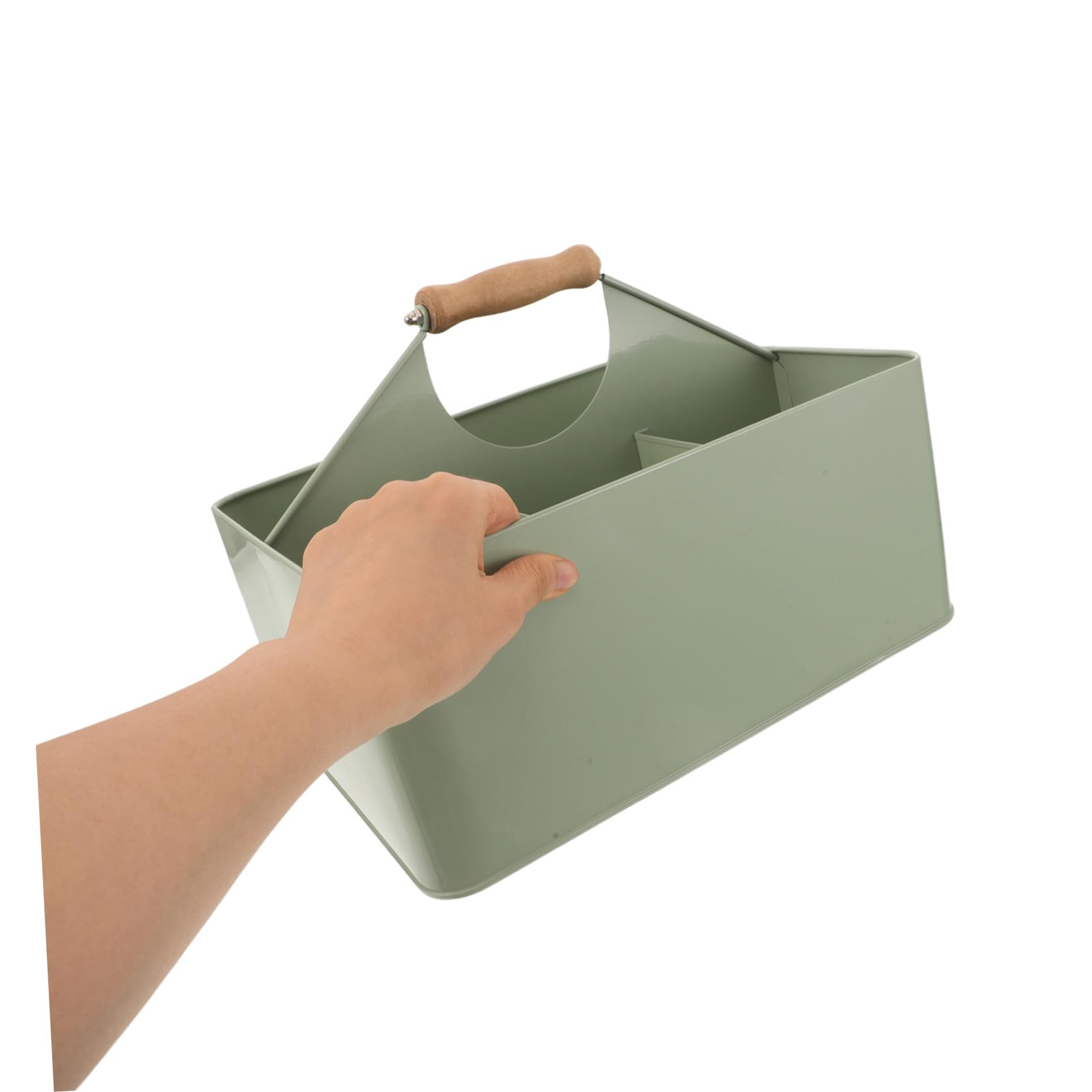 Caja Organizadora de Semillas de Jardín con 4 Compartimentos y Asa