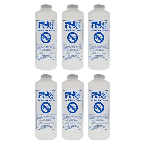FHS SmokeLess Regular Car Oil, 1 Quart, 6-Pack Cover