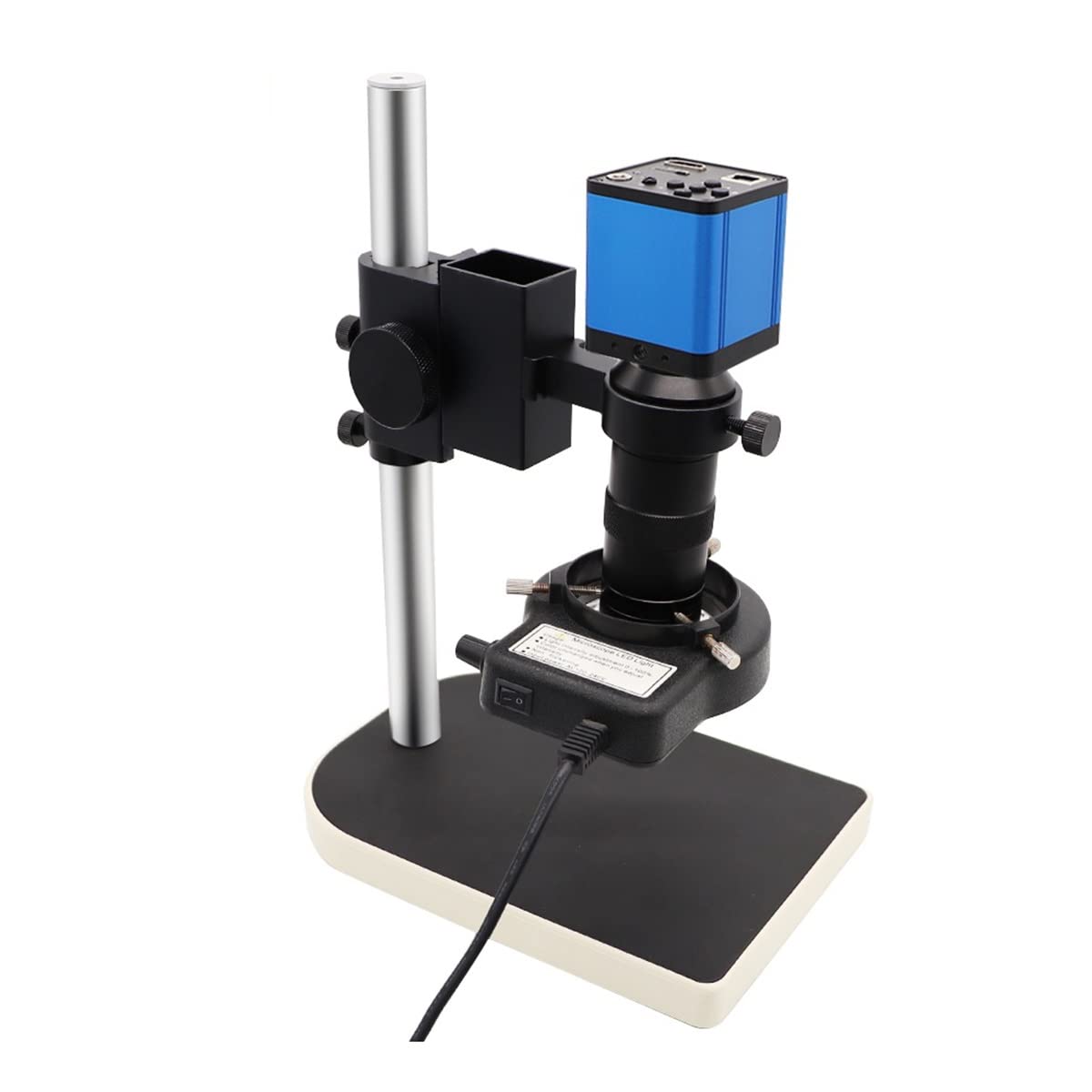 Microscope 38MP 16MP Small Digital Microscope Camera Stand(16MP Camera)