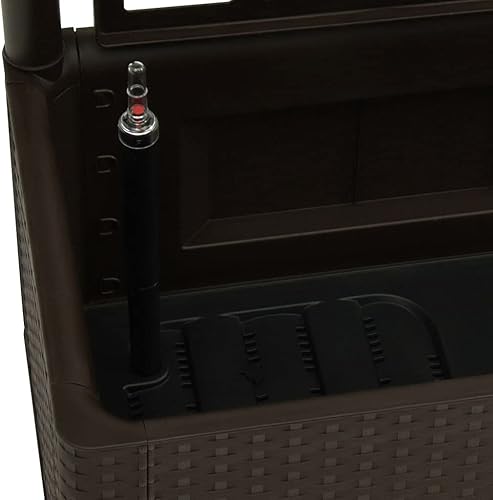 Miniatura 6 de WEMYUFURN Garden Raised Bed with Trellis and Self Watering System Mocha,Raised Garden Bed,Outdoor Planters for Flower Herb Garden