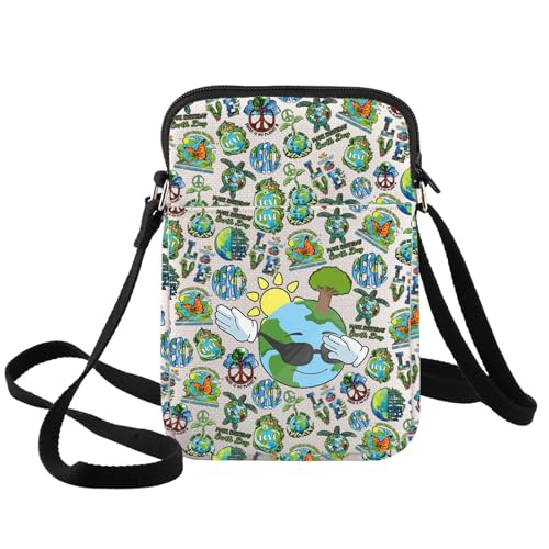 Sac à bandoulière Earth Day pour sorties nature et balades urbaines écoresponsables