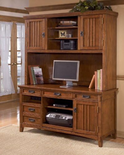 AtHomeMart 2PC Large Credenza and Hutch